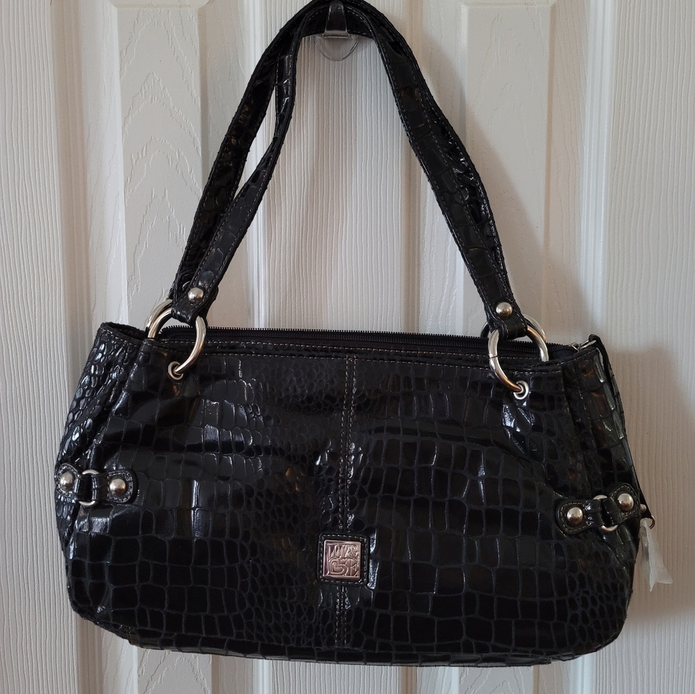 BLACK HANDBAG/SHOULDER BAG